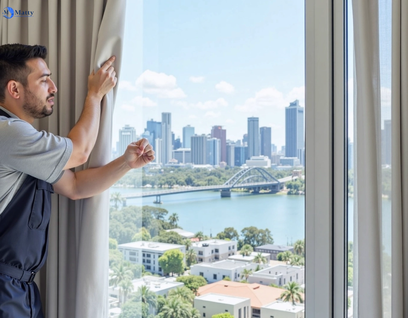 Professional curtain steam cleaning service pennant-hills-nsw QLD by Matty Curtain Cleaning