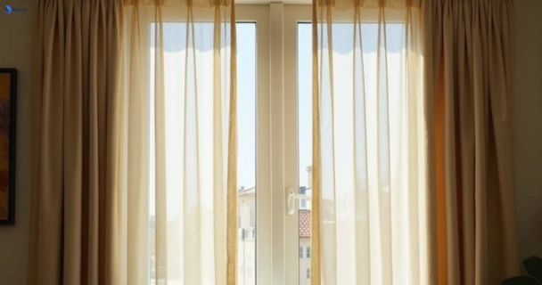 Dull dusty drapes in pennant-hills-nsw before professional cleaning